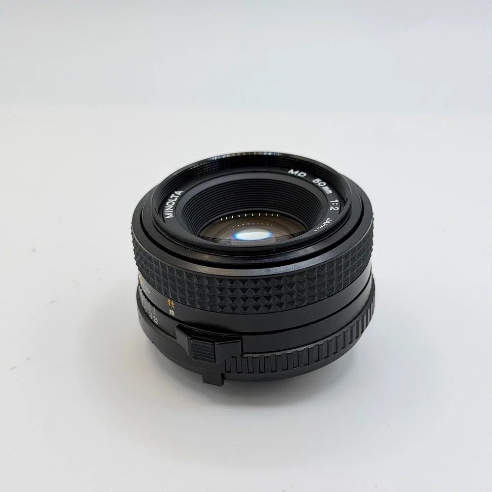 Minolta MD 50mm f/2 Manual Focus Prime Lens SR Mount Japan 49mm Filter 1123939